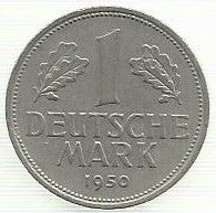 Alemanha - 1 Marco 1950 (D)(Km# 110)