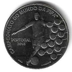 Portugal - 2,50 Euro 2108 (Km# 888) Campeonato do Mundial Fifa