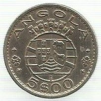 Angola - 5$00 1972 (Km# 81)