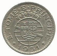 S. Tomé Principe - 1$00 1951 (Km# 11)
