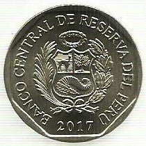Peru - 1 Sol 2017 (Km# 405) Condor Andino