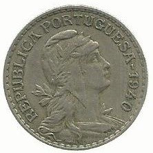 Portugal - 1$00 1940 (Km# 578)
