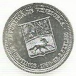 Venezuela - 50 Centimos 1960 (Km# 36a)