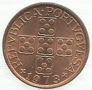Portugal - 50 Centavos 1973 (Km# 596)