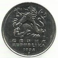 República Checa - 5 Korun 1994 (Km# 8)
