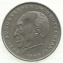 Alemanha - 2 Marcos 1971 (J) (Km# 124)