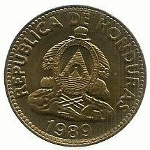Honduras - 10 Centavos Lempira 1989 (Km# 76a)