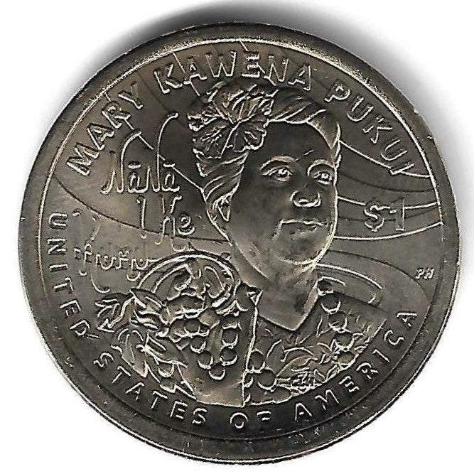 USA - 1 Dolar 2025 (Km# 814) Mary Kawena