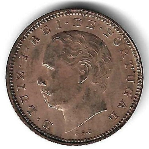 Portugal - V Reis 1882 (Km# 525)