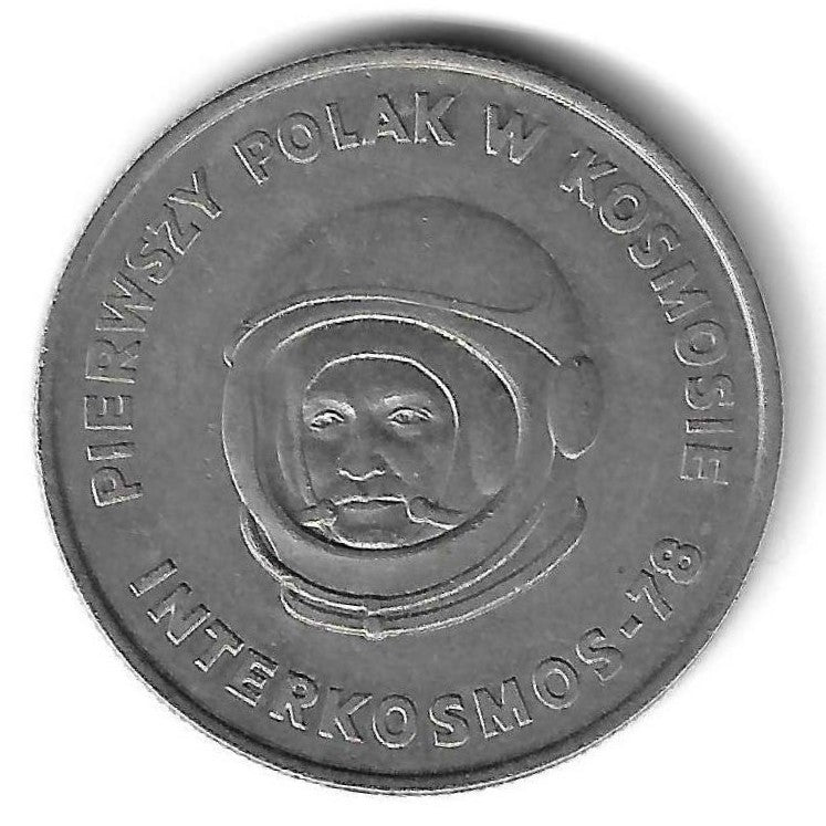 Polonia - 20 Zlotych 1978 (Km# 97) Intercosmos