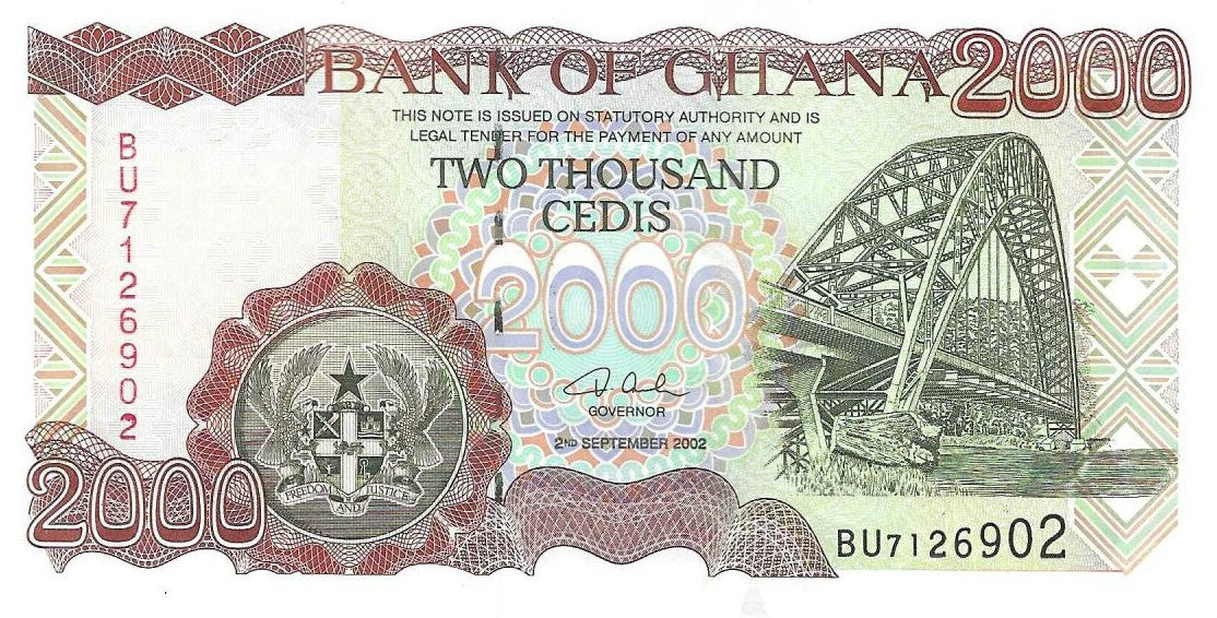 Gana - 2000 Cedis 2002 (# 33g)