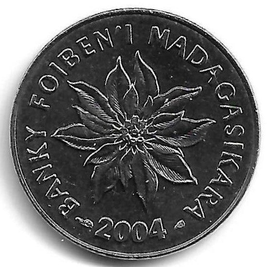 Madagascar - 1 Ariary 2004 (Km# 29)