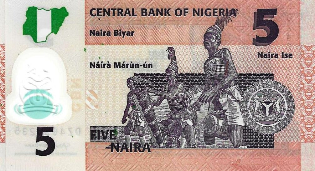 Nigéria - 5 Naira 2020 (# 38k)