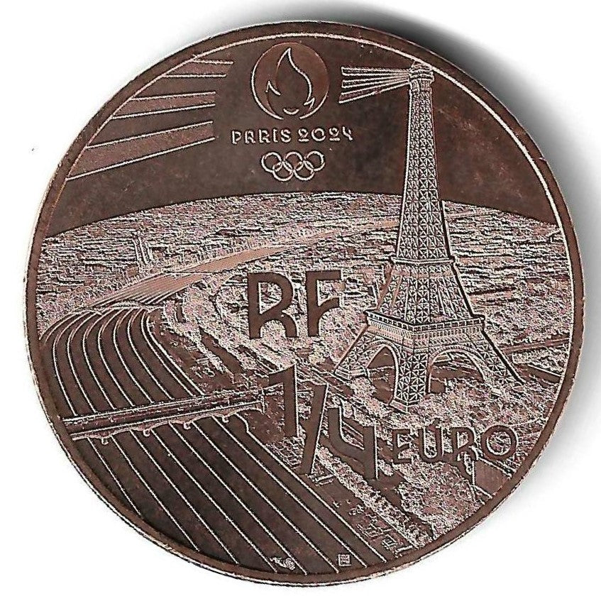 França - 1/4 Euro 2023 (Km# 3125) Ginastica Artistica