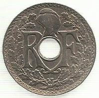 França - 25 Centimos 1932 (Km# 867a)