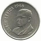Africa Sul - 5 Centimos 1968 (Km# 84)