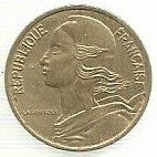 França - 5 Centimos 1980 (Km# 933)