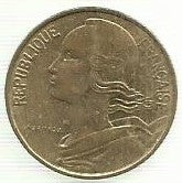 França - 10 Centimos 1976 (Km# 929)