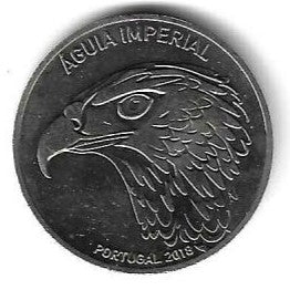 Portugal - 5 Euro 2018 (Km# 893) Aguia Imperial