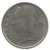 Belgica - 1 Franco 1966 (Km# 143)