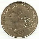França - 10 Centimos 1974 (Km# 929)