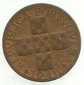 Portugal - XX Centavos 1948 (Km# 584)