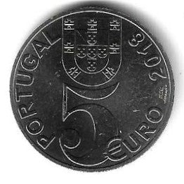 Portugal - 5 Euro 2018 (Km# 891) Armisticio