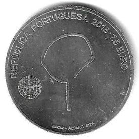 Portugal - 7,50 Euro 2018 (Km# 894) Souto Moura