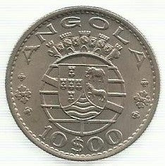 Angola - 10$00 1969 (Km# 79)