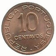 Moçambique - 10 Centavos 1942 (Km# 72)