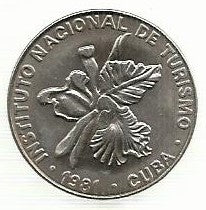 Cuba - 25 Centavos 1981 (Km# 417)