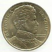 Chile - 10 Pesos 1992 (Km# 228)