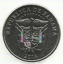 Panamá - 1/4 Balboa 2016 (Km# 159) 100º Anivº Canal