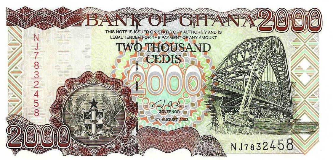 Gana - 2000 Cedis 2003 (# 33h)