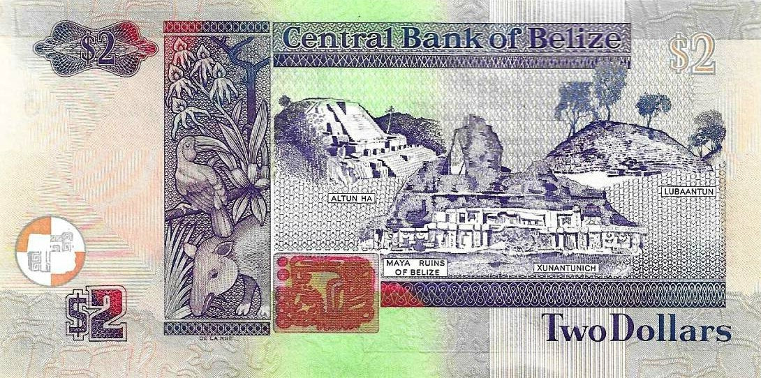 Belize - 2 Dolares 2005 (# 66b)