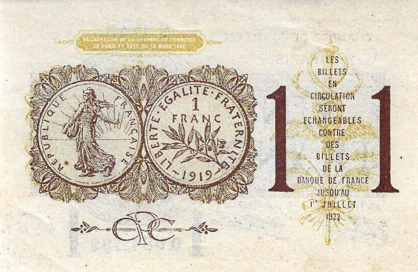 França - 1 Franco 1920 (# JP.097.23)