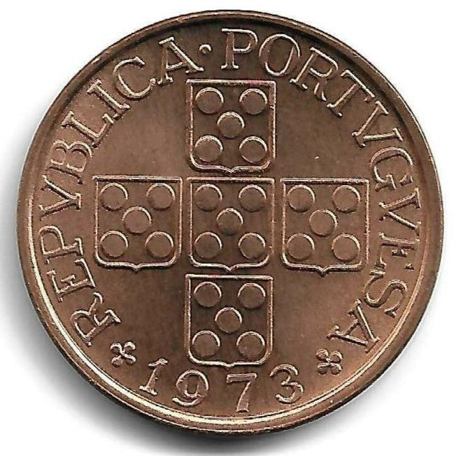 Portugal - 1$00 1973 (Km# 597)