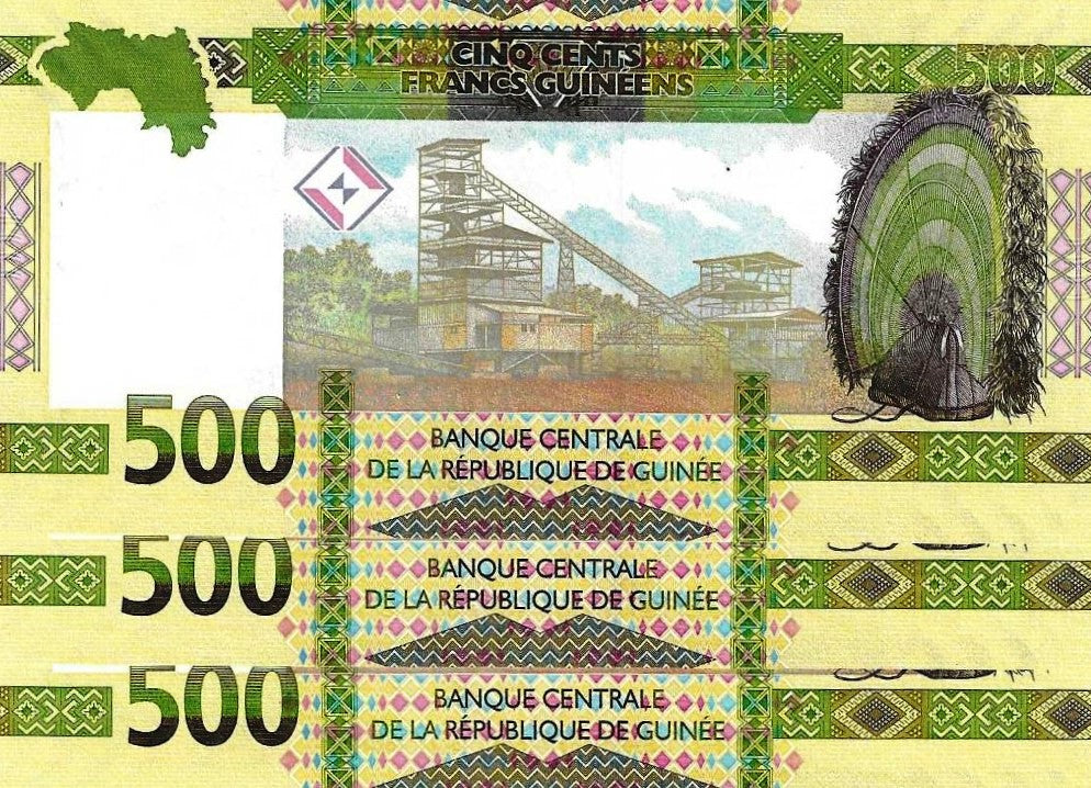 Guiné B. Central - 500 Francos 2018 (# 47Aa)
