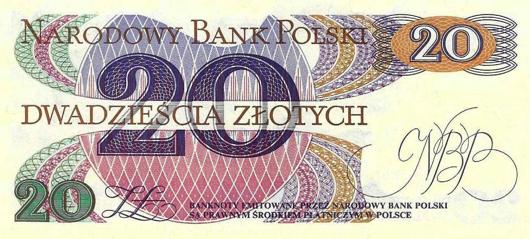 Polonia - 20 Zlotych 1982 (# 149a)