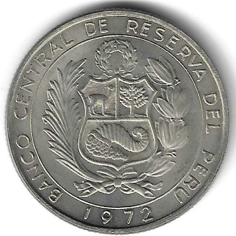Peru - 10 Soles 1972 (Km# 258)