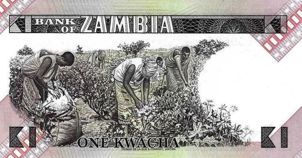 Zambia . 1 Kwacha 1980/88 (# 23b)