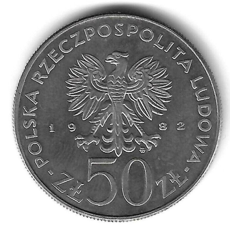 Polonia - 50 Zlotych 1982 (Km# 133) Boleslaus Wrymouth