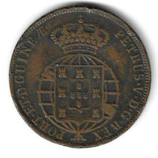 Angola - 1/2 Macuta 1860 (Km# 58)