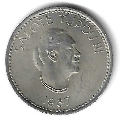 Tonga - 5 Seniti 1967 (Km# 6)