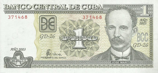 Cuba - 1 Peso 2003 (# 121c)