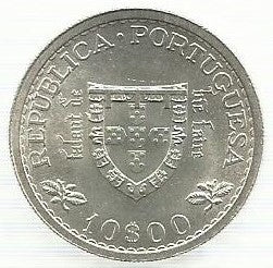 Portugal - 10$00/20$00 e 5$00 1960 (Km# 589/588/587) Henriquina