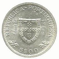 Portugal - 10$00/20$00 e 5$00 1960 (Km# 589/588/587) Henriquina