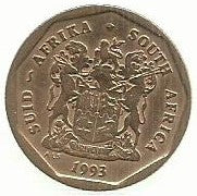 Africa Sul - 50 Centimos 1993 (Km# 137)