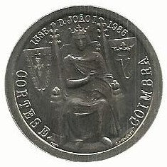 Portugal - 100$00-25$00 1985 (Km# 627/630)(Bat. Aljubarrota-Cortes Coimbra)