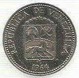 Venezuela - 5 Centimos 1964 (Km# 38)
